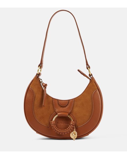 See by Chloé Hana Medium leather and suede shoulder bag