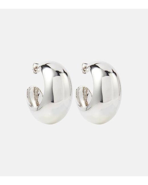 Isabel Marant Shiny Crescent hoop earrings