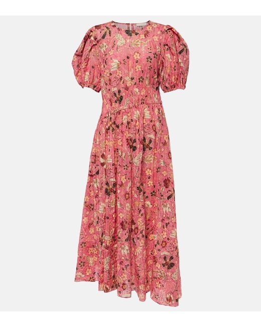 Ulla Johnson Eden cotton-blend midi dress
