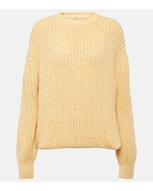 Loro Piana Ribbed-knit silk sweater