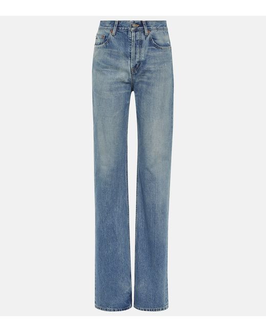 Saint Laurent High-rise straight jeans