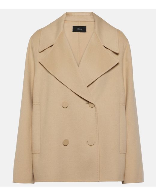 Joseph Double-breasted wool and silk coat