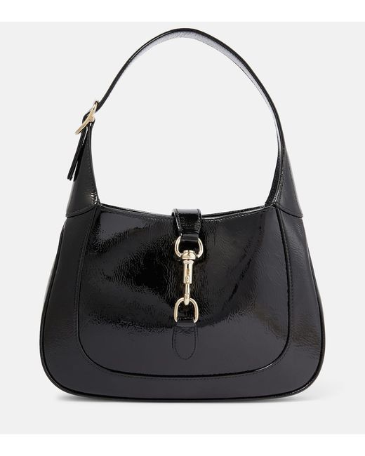 Gucci Jackie Small patent leather shoulder bag