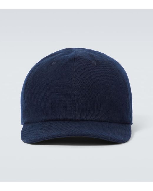 Kiton Cotton corduroy baseball cap