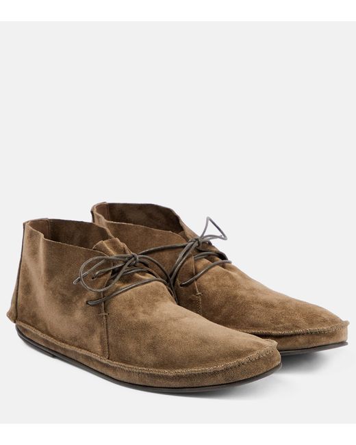 The Row Tyler suede ankle boots