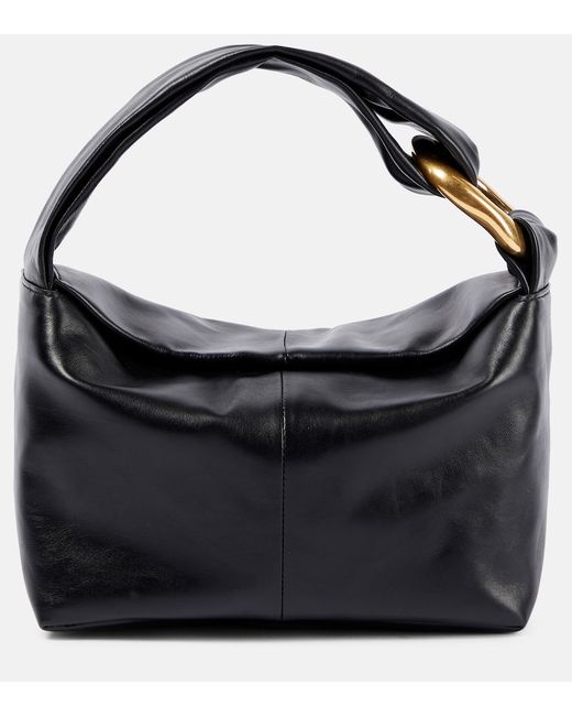 Jil Sander Tangle Rings Small leather shoulder bag
