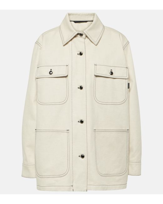 Max Mara Dardano cotton and linen jacket