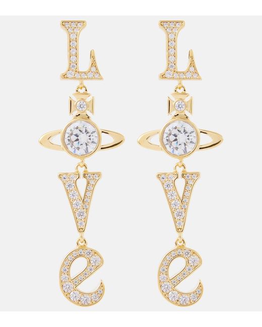 Vivienne Westwood Roderica crystal-embellished earrings