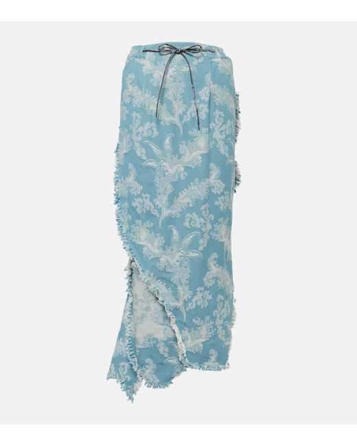 Vivienne Westwood Metro jacquard cotton midi skirt
