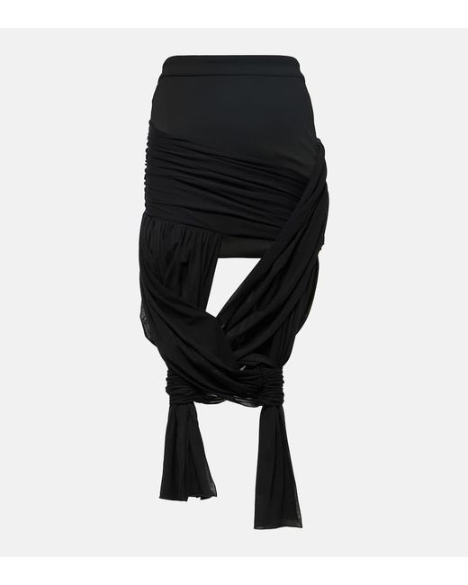 J.W.Anderson Knot-detail wrap skirt