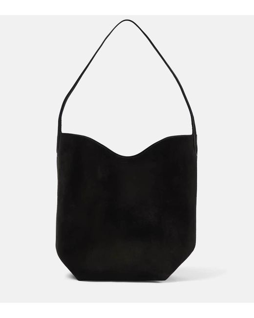The Row N/S Park Small suede tote bag
