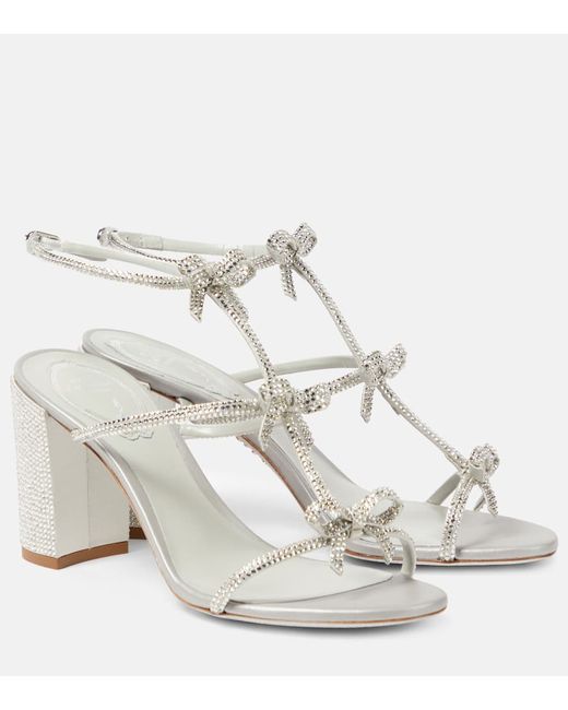 Rene Caovilla Caterina bow-detail embellished sandals