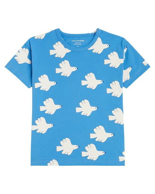 TinyCottons Doves cotton-blend jersey T-shirt