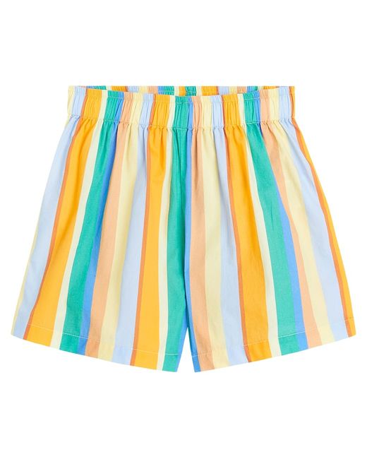 TinyCottons Striped cotton poplin shorts