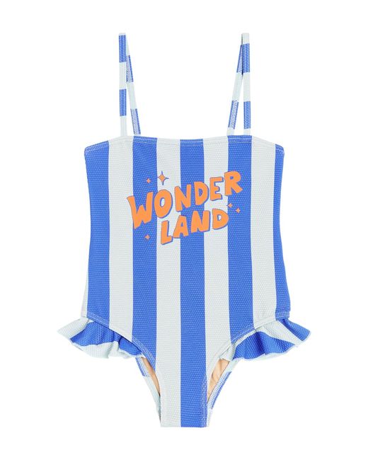 TinyCottons Wonderland striped swimsuit