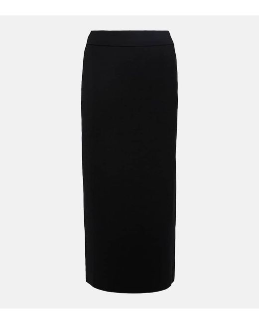 The Frankie Shop Solange knitted pencil skirt