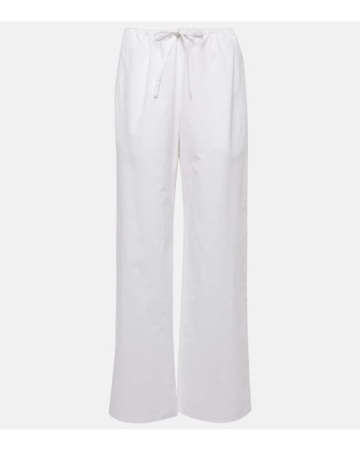 The Row Jugi cotton wide-leg pants
