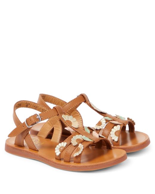 Pom D'Api Plagette Multi Daisy leather sandals