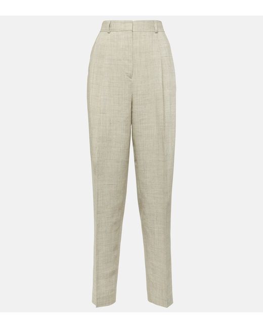 Totême Pleated tailored straight pants