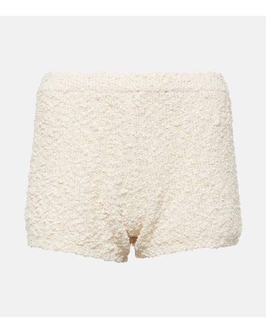 Magda Butrym Cotton-blend bouclé shorts