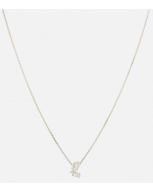 Repossi Serti Sur Vide 18kt gold pendant necklace with diamonds