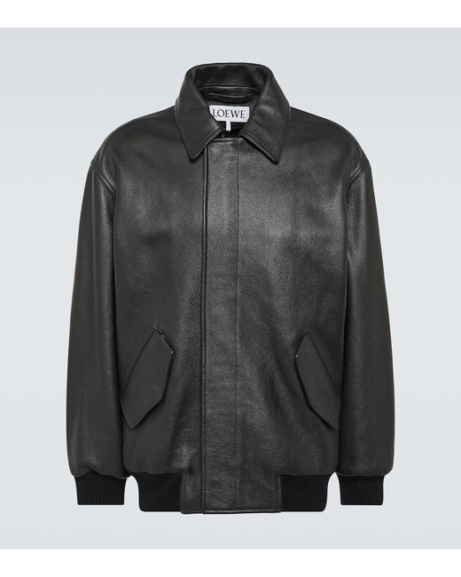 Loewe Leather bomber jacket