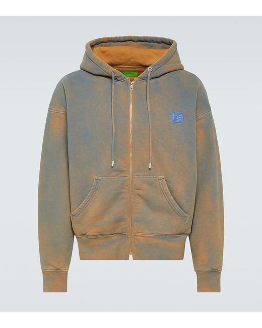 Notsonormal Distressed cotton jersey hoodie