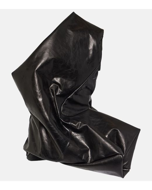Rick Owens Asymmetric leather top