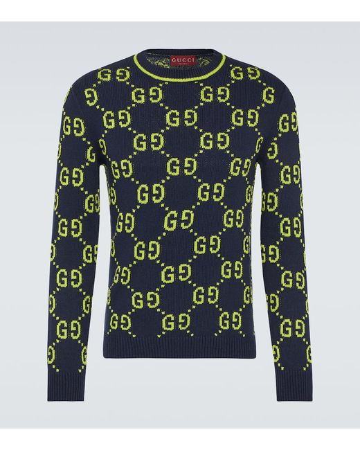 Gucci GG cotton-blend jacquard sweater