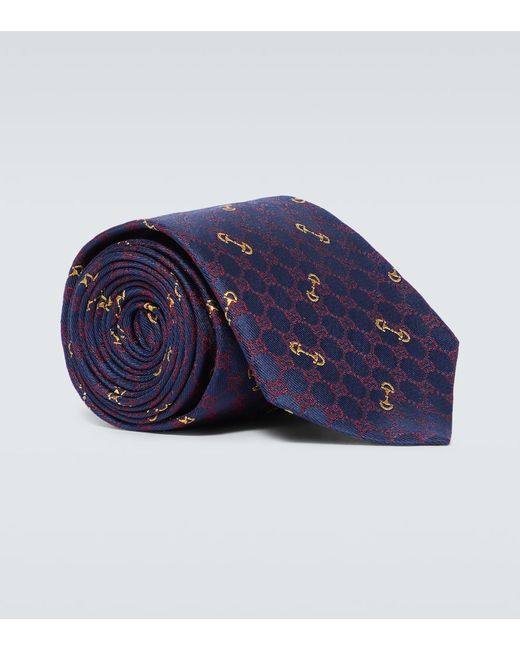 Gucci GG silk jacquard tie