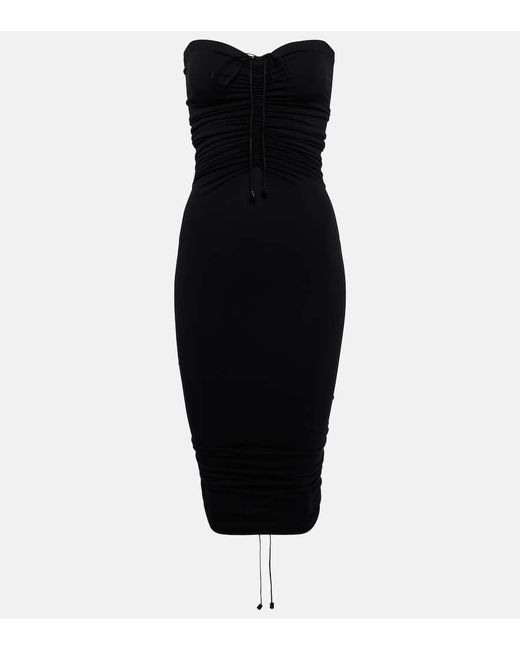 Wolford Fatal ruched strapless minidress