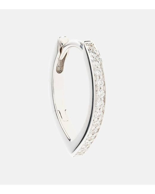 Repossi Antifer 18kt white earring with diamonds