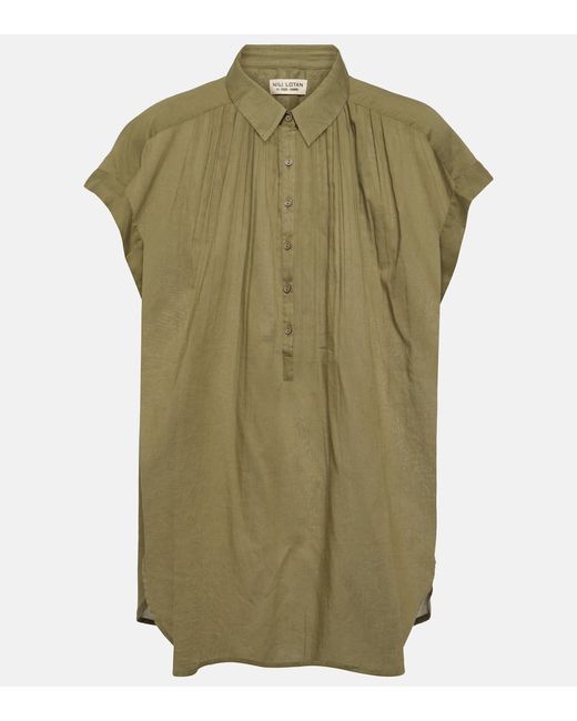 Nili Lotan Normandy cotton blouse
