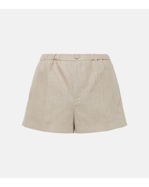 Valentino Linen canvas shorts