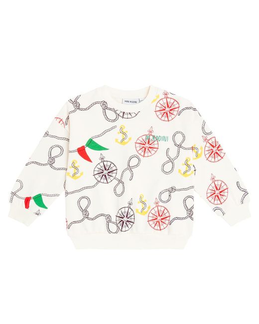 Mini Rodini Nautical printed cotton jersey sweatshirt