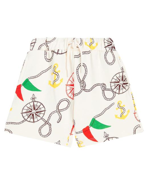 Mini Rodini Nautical cotton jersey shorts