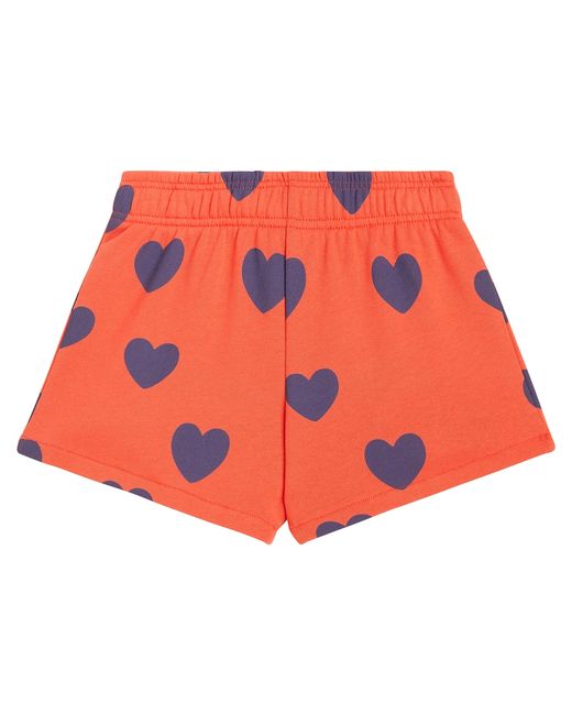 Mini Rodini Hearts cotton jersey shorts