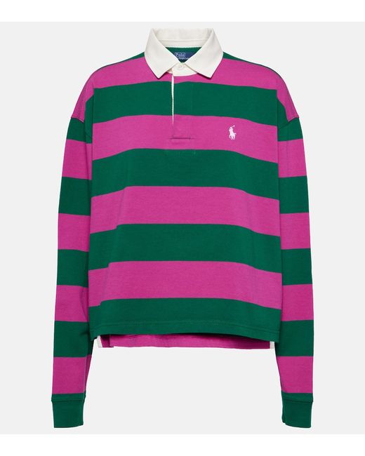 Polo Ralph Lauren Striped cotton jersey polo shirt