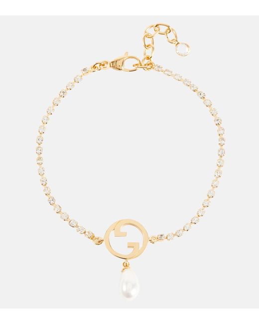 Gucci Blondie crystal-embellished bracelet