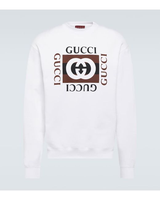 Gucci Logo cotton jersey sweatshirt