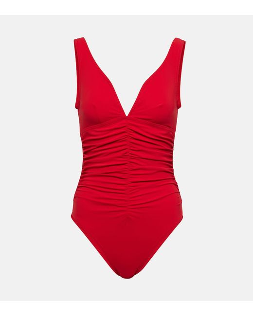 Karla Colletto Ruched swimsuit