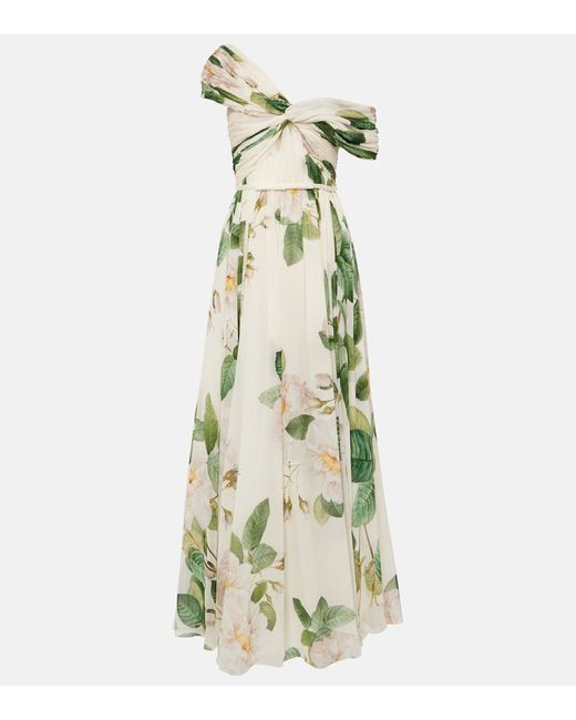 Giambattista Valli Floral silk georgette gown