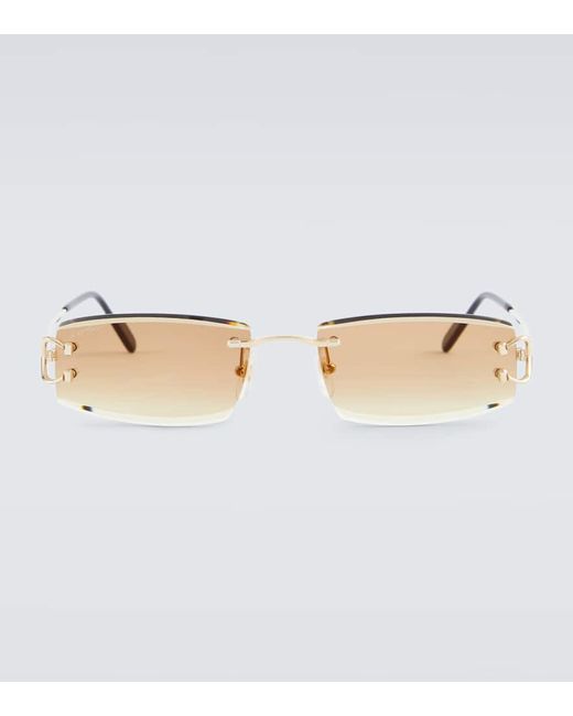 Cartier Signature C rectangular sunglasses