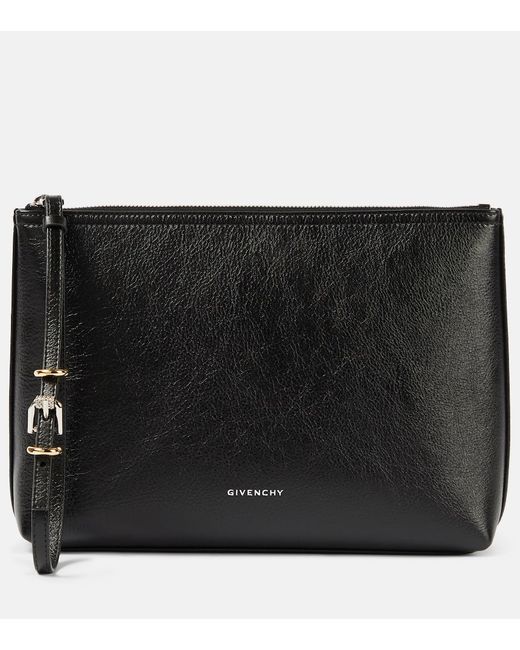Givenchy Voyou debossed leather pouch