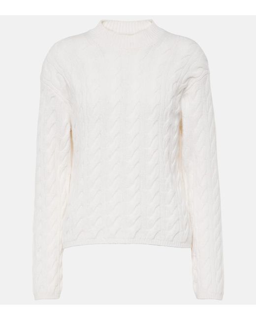 Vince Cable-knit wool-blend sweater