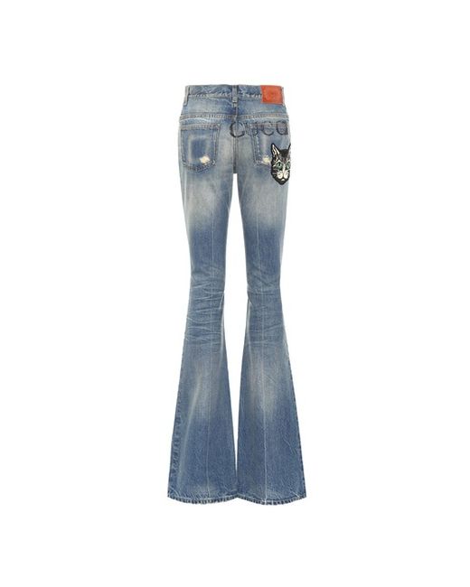 Gucci Embellished flared jeans