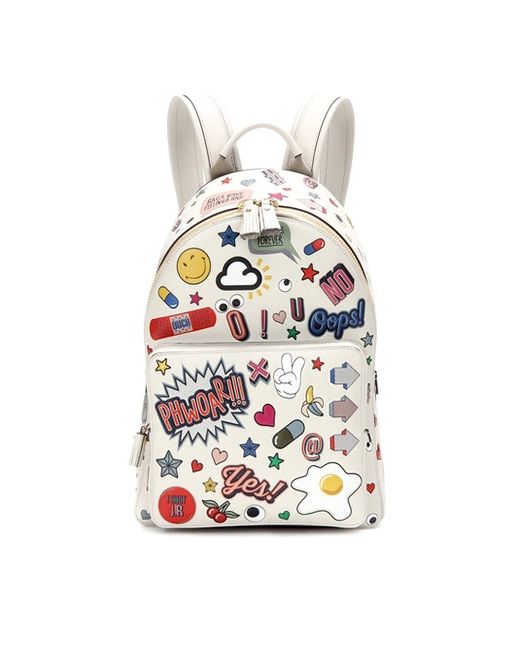 Anya Hindmarch All Over Wink Mini leather backpack
