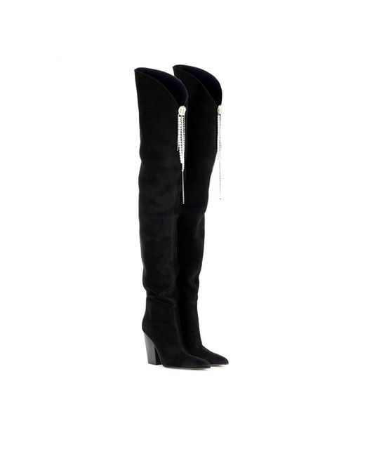 Magda Butrym Denmark suede over-the-knee boots