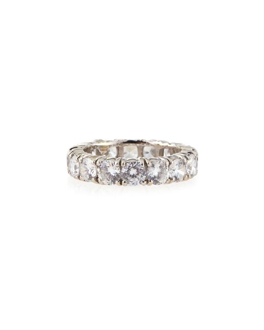 Fantasia by DeSerio 4.25mm Cubic Zirconia Eternity Band Ring