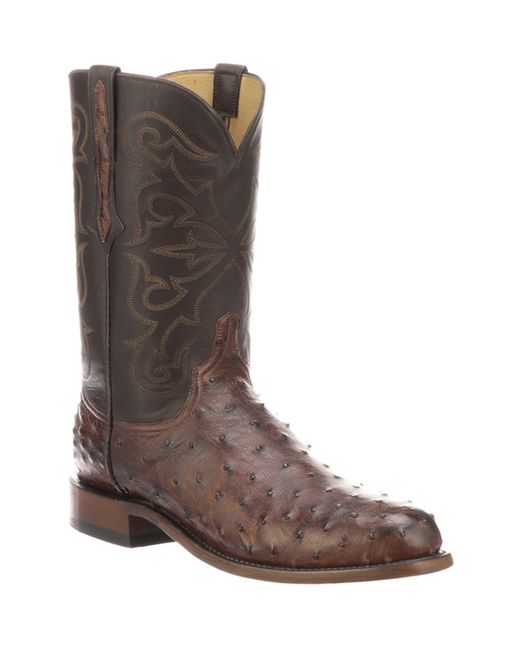 Lucchese Hudson Full Quill Boots